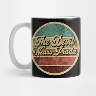 Tanatoraja, circle retro faded The Devil Wears Prada Mug